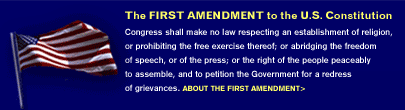 About the First Amendment