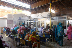 Women got a presentation about HIV/AIDS in Umdorman hospital