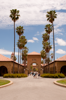 Stanford Quad on a sunny day