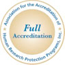 AHRPP accreditation seal