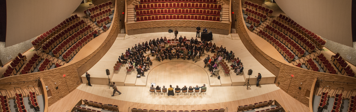 Picture of the interior of Bing concert hall
