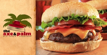 The Axe & Palm burger