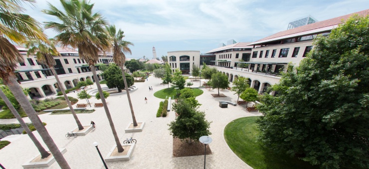 Courtyard of the Stanford Science and Engineering Quad