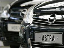 An Opel Astra