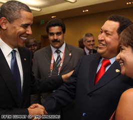 Chavez to Obama: 'I want to be your friend'