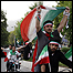 Supporters of Iranian President Mahmoud Ahmadinejad 