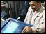 Iran's President Ahmedinejad voting