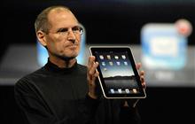Steve Jobs debuts Apple's new iPad at the Yerba Buena Gardens Theater in San Francisco, California, Wednesday, January 27, 2010.