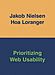 Jakob Nielsen: Prioritizing Web Usability