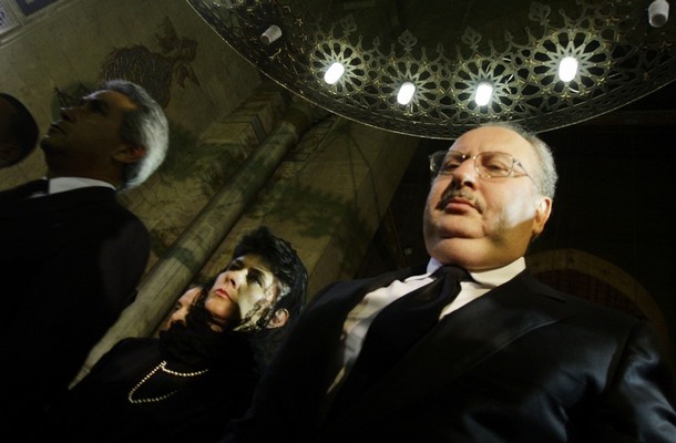 Former Egyptian King Ahmad Fuad (R), the son of Egypt's late king Farouk, leads his sister Princess Ferial's funeral procession with her daughter Yasmine (L) at the Al-Rifai mosque in Cairo December 1, 2009, Princess Ferial Farouq of Egypt died on November 29, 2009 in Geneva after a long battle with cancer.