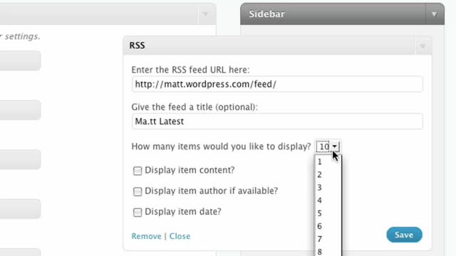 The RSS Widget for WordPress.com