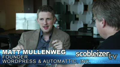 Scobleizer TV: Matt Mullenweg reveals future of Wordpress (Part 1)