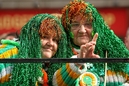 People enjoy the St Patrick's Day parade in Dublin, Ireland. ...