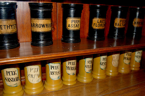Wood Medicine Jars ll