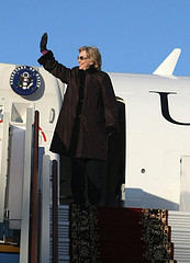 Secretary Clinton is "Wheels Down" in Moscow by U.S. Department of State