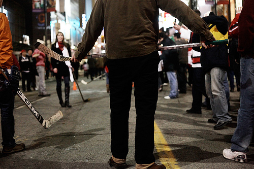 Team Canada Olympics Celebration @ Yonge + Dundas (Toronto) by ardenstreet