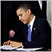 President Obama signed major health care legislation into law on Tuesday. 