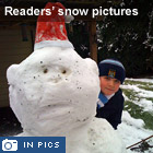 Readers' snow pictures