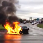 Car Fire a Test for High-Flying Tesla