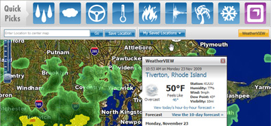 Interactive Weather Map