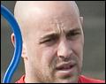 EUR LAST CHANCE ... Reina looks serious at training before Lille tie
