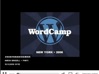 WordCamp NY 2008: Aaron Brazell - Making it Into the Big Leagues Part One