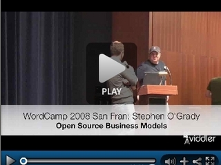 WordCamp SF 2008 - Stephen O' Grady: Open Source Business Models