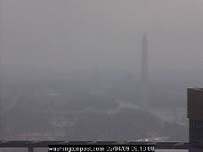 Live view of Washington, D.C., from the washingtonpost.com newsroom in Arlington, Va.