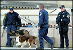 A shooting Thursday evening at the Pentagon entrance by a lone gunman leaves 2 police officers hurt.