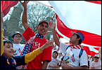 Tens of thousands of immigration reform supporters packed the National Mall in Washington D.C. to urge Congress to overhaul the nation's immigration system.