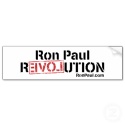 Ron Paul Revolution Bumper Sticker bumpersticker