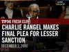 Charlie Rangel Makes Final Plea For Lesser Sanction