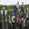 Ben Affleck walks through a camp for displaced people, Wednesday Nov. 19, 2008, near Kibati just north of Goma in eastern Congo. Affleck is currently in Congo on his fourth trip over the last year, hoping to understand firsthand one of the world’s worst humanitarian crises of this century.