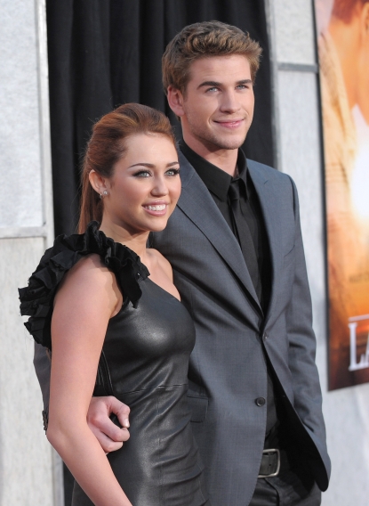 Miley Cyrus and Liam Hemsworth arrive at ‘The Last Song’ premiere, ArcLight Hollywood, March 25, 2010