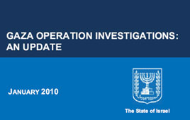 Gaza Operation Investigations: Update Jan 2010