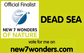 Dead Sea one of 28 finalists in 7 Wonders of the Nature competition