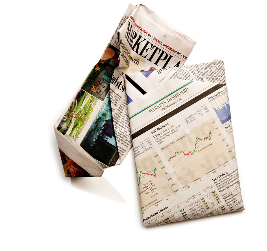 Wall Street Newspaper Wrap 2