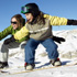 Learning to snowboard in Vail, Colorado