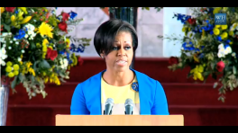 First Lady Michelle Obama Addresses Young African Women Leaders 