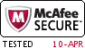 HACKER SAFE certified sites prevent over 99.9% of hacker crime.