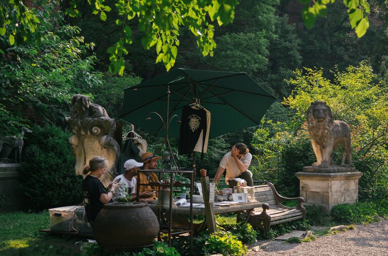 Joseph Reiver, executive director of the Elizabeth Street Garden, and volunteers tried to collect donations to save the garden from demolition. Mr. Reiver’s father founded the green space.