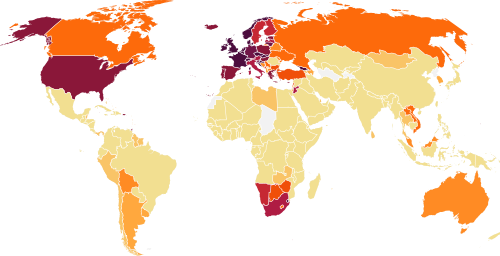 Global coronavirus cases