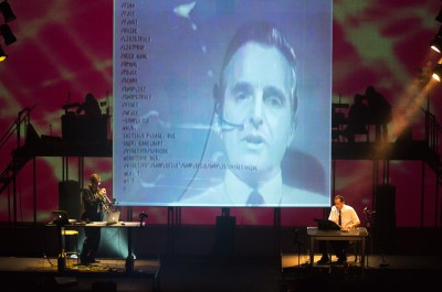 Thumbnail for 'Stanford performance reimagines Doug Engelbart’s historic computer demonstration in a new multimedia work'