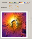 Relief-Shaded Elevation Map