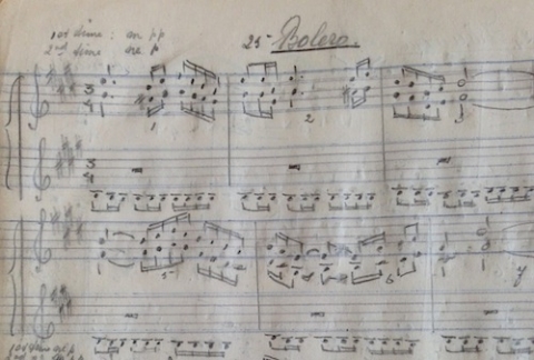 Vocal arrangement of Ravel&#039;s Bolero