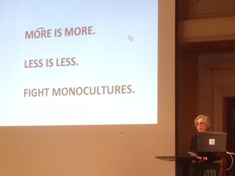 More is More. Less is Less. Avoid Monocultures. 