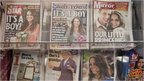 Newspaper front pages with news of royal baby birth