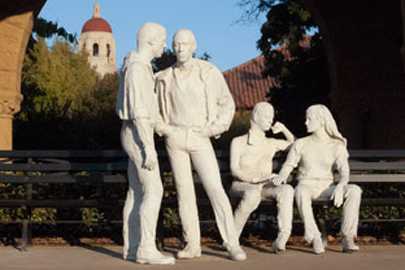 George Segal's 'Gay Liberation' sculpture at Stanford / Linda A. Cicero