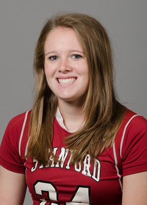 STANFORD, CA - September 27th, 2011: Stanford Lacrosse athlete portrait. Anna Sa