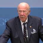 Shultz speaks at the Energy Security Initiative at Brookings